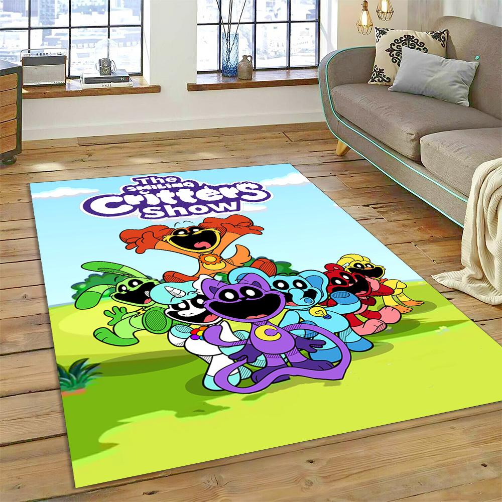 27 Style New Cute S-Smiling C-Critters Catnap Craftycorn Cartoon Carpet Rug for Living Room Bedroom Home Sofa,Non-slip Floor Mat