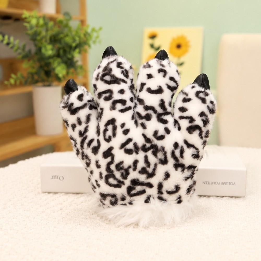 Fluffy Simulated Tiger Tail Soft Padded Hand Warmers Charm Animal Stuffed Toys For Halloween