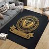 Benutzerdefinierter Name Beitar Jerusalem Flanellmuster Quadratischer Teppich, Läufer, Teppich für Wohnzimmer Schlafzimmer Sofa Spielzimmer Dekor, Rutschfeste Fußmatte
