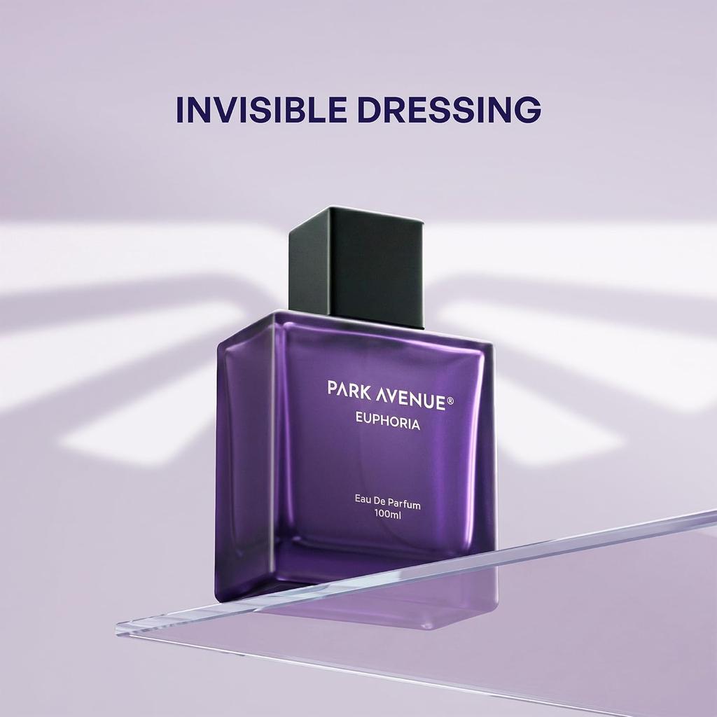 Park Avenue Euphoria, Eau De Parfum Men, 100ml | Long Lasting Perfume for Men | Premium Luxury Fragrance Scent |