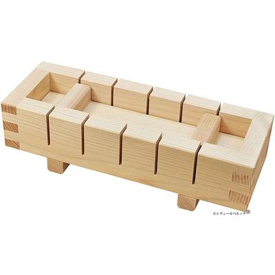 Hinoki Pressed Sushi Maker That Allows You To Cut Neatly Without Losing Its 21 X X Height Made In Comes with a Cutting Convenient for Professionals