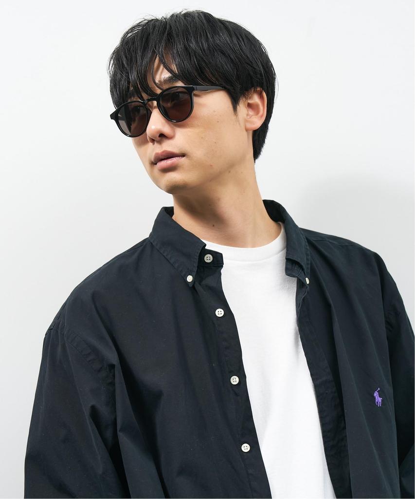 Boston type sunglasses UV UV sports [Zoff] [WEB limited] (black 2) Lightweight, protection, protection, unisex, men's, women's, men's, women's,