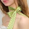 Luxury Ribbon Polka Dot Scarf Printed Retro Scarf Headband Neckerchief Thin Long Scarves Spring Summer