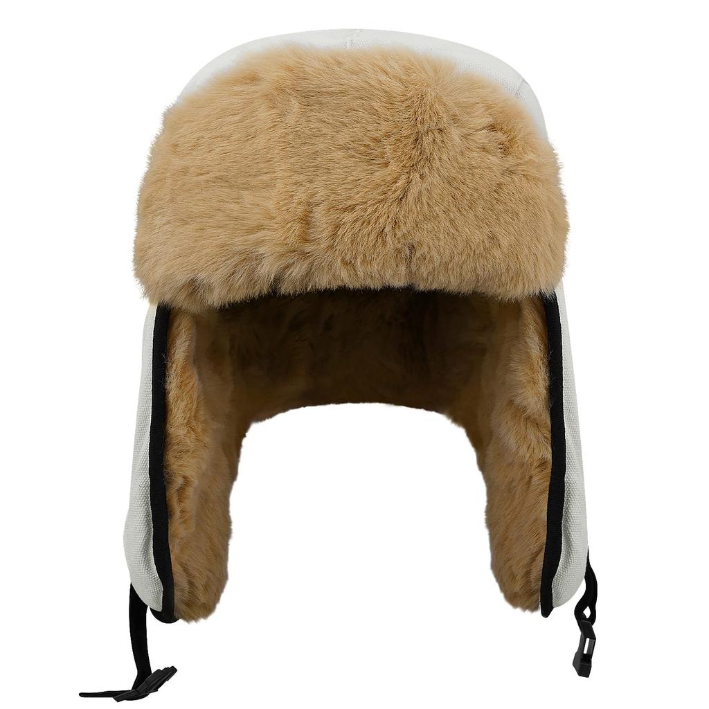Croogo Pilot Russian Cossack Cap with Ear Flaps and Fur Unisex Winter Hat for Warmth and Perfect for and Outdoor Activities Cap, Lining, Men's Warmth,