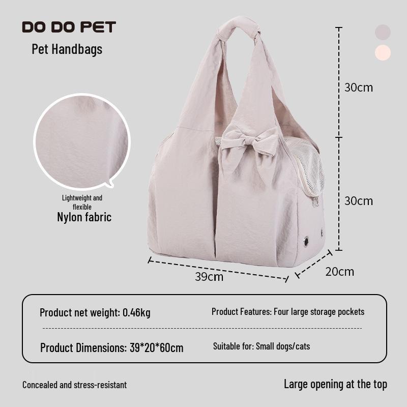 Portable Large Capacity Breathable Pet Backpack for Small Dogs & Cats