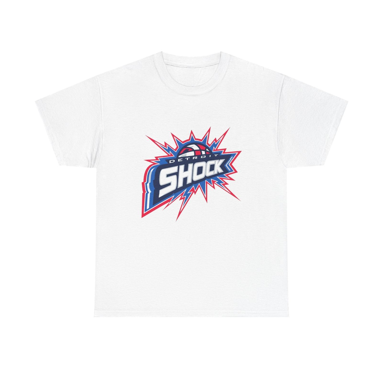 Detroit Shock Unisex Heavy Cotton Tee, Retro Sports Tee, Detroit Shock T-Shirt Mens Womens Tees Top 4XL