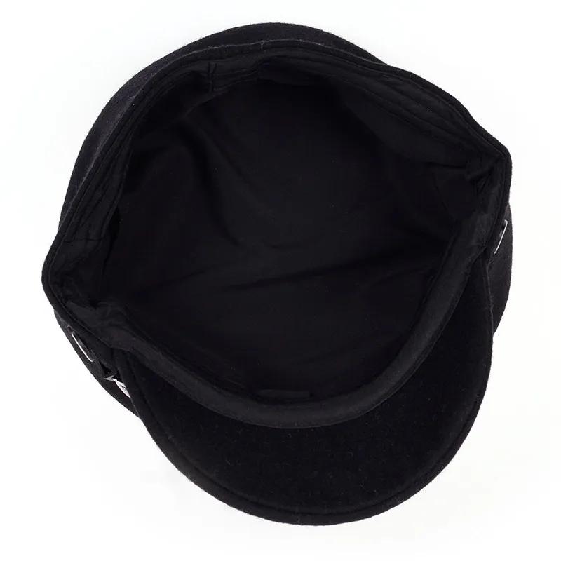 Unisex Rivet Chain Navy Hat Spring and Autumn Outdoor Casual Adult Sun Hats Hip Hop Beret Hat Sunscreen Hat Sports Cap