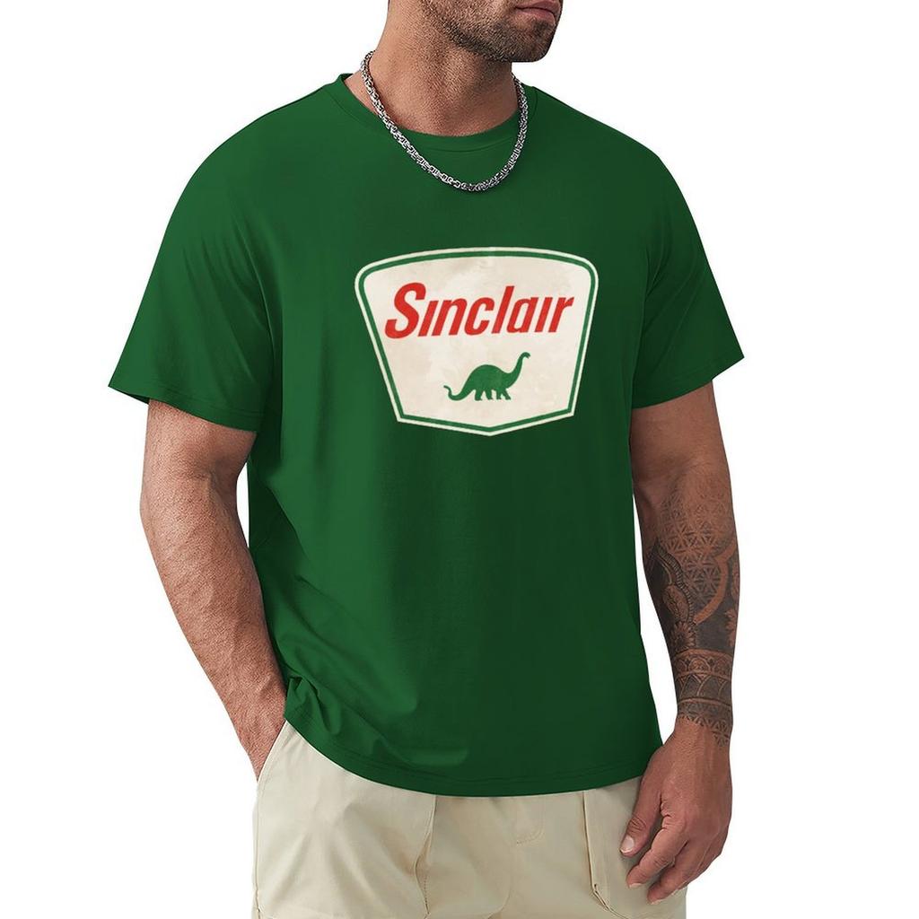Sinclair Oil Vintage Logo T-Shirt Graphic Shirts Plus Size Tops Essential T Shirt Anime T Shirts Men's T-shirts