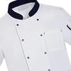 Men Women Uniform Short Sleeve Cooking Clothes Breathable Work Wear Chef Coat Jacket for Kitchen,
