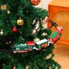 Electric Rotating Train with Sound & Light Hanging Christmas Tree Decoration Plastic Material China