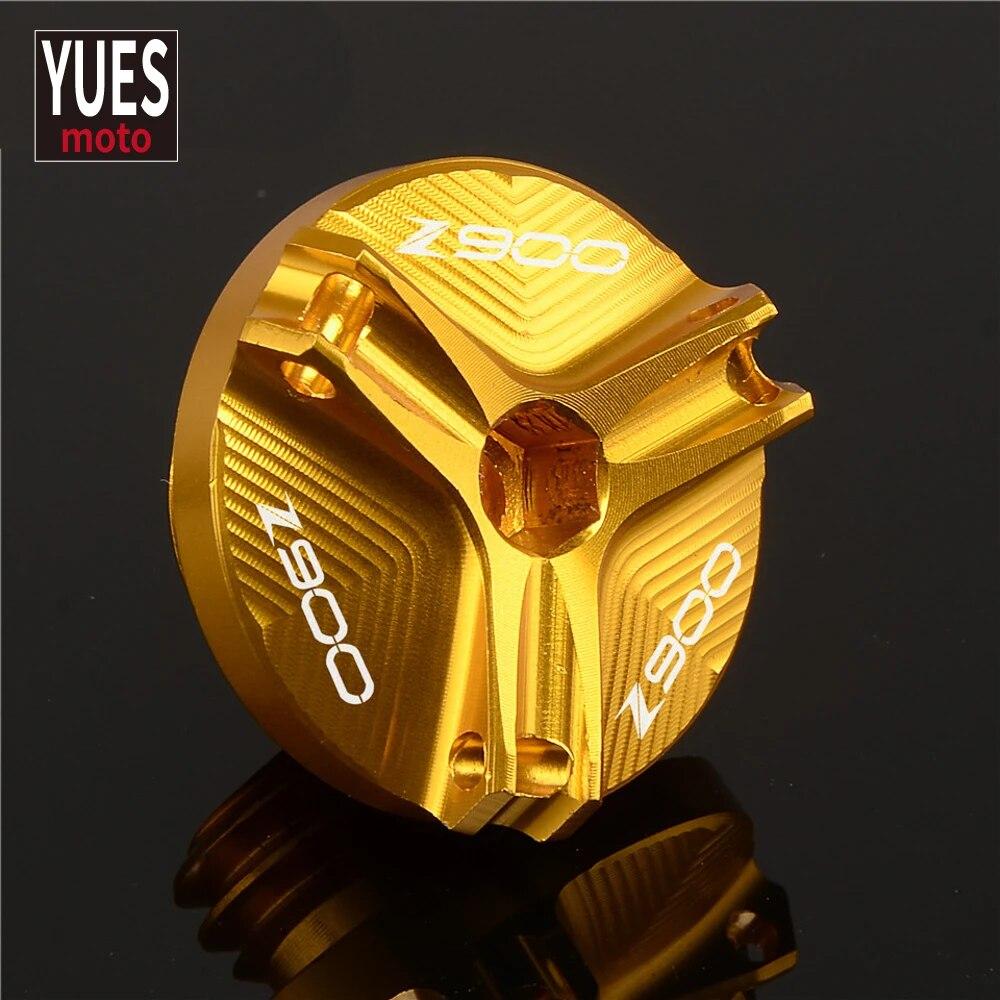 Motorcycle Accessories parts M20*2.5 Engine Oil Drain Plug Sump Nut Cup Plug Cover For Kawasaki Z900 2017 2018