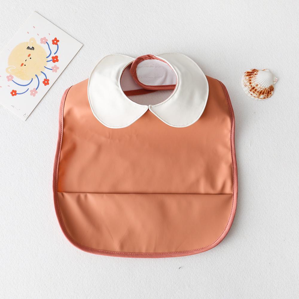Korean Reversible Waterproof Infant Bib - Wash-Free, Anti-Stain, Baby Sleeveless Apron