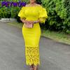 Women's Fashion Summer Spring Solid Color Print Short Sleeve Casual Dresses