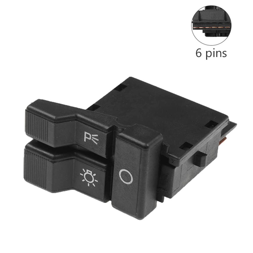 Headlight Switch Button - For Chevy GMC Pickup Truck - Black Dash Mount