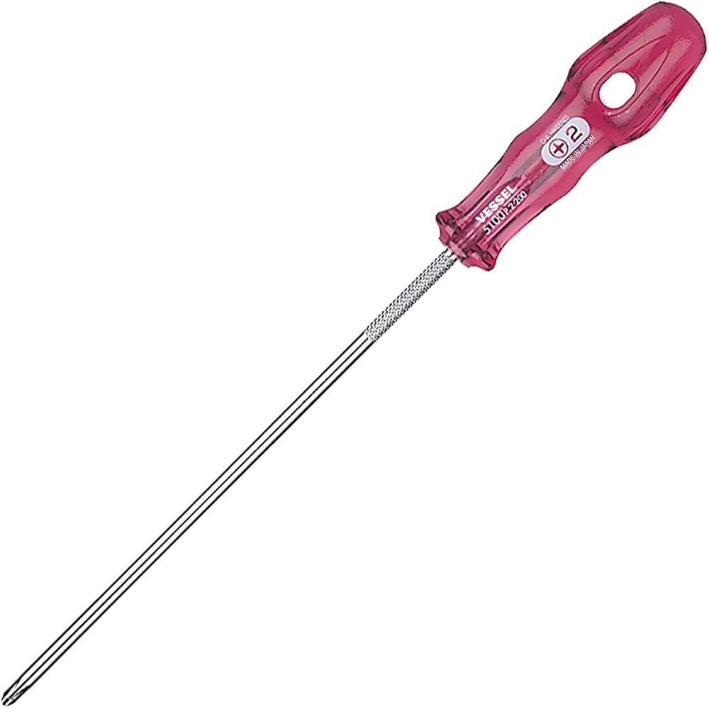VESSEL Power Grip Screwdriver (Precision Shaft Type) +1×100 B-5100