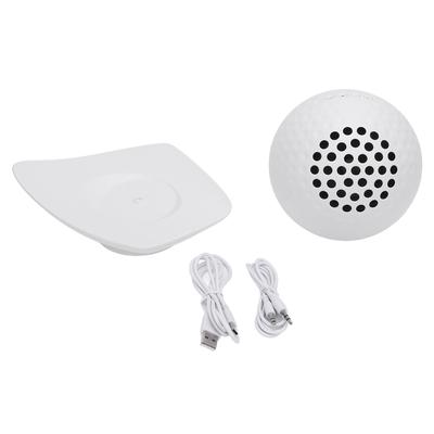 Altavoz Bluetooth con sonido superior, resistente al agua, aspecto de pelota de golf, altavoz inalámbrico portátil para el hogar