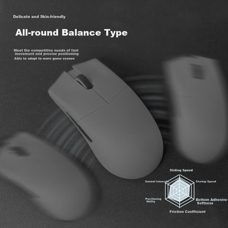 LESAILES Mouse Pad, Smooth FPS Special Micro-Velvet Woven Computer Desk Mat, QCK Heavy Chiji Jiang Zero Zhen Huodu Red-Dyed Edge Black, 360x300x4