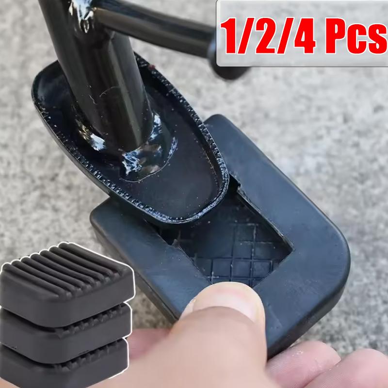 1/2/4 Pezzi Pedana Poggipiedi Moto Pad Morbido in Gomma Per Base Scooter Pedane Antiscivolo Staffa Base Moto Estensione Piede