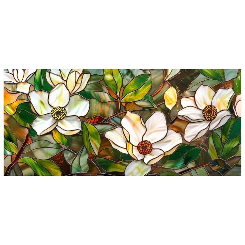 100*45cm Dekorativní okenní lepidla Elektrostatická skleněná samolepicí fólie