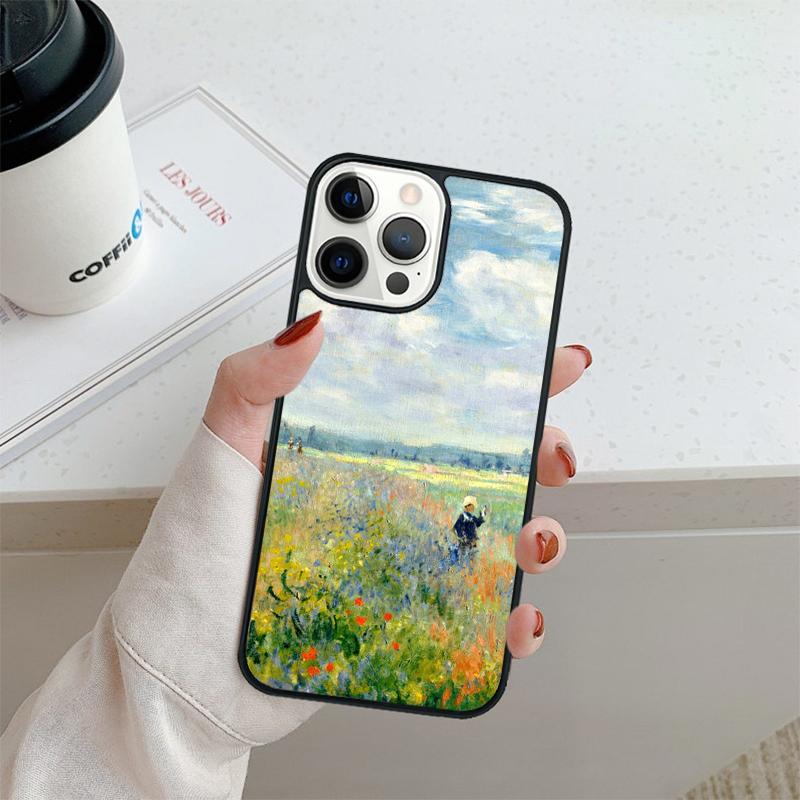 Claude Monet Art Painting Phone Case For iPhone 17 Air 16 pro max 15 14 plus 12 13 Shell Cover coque