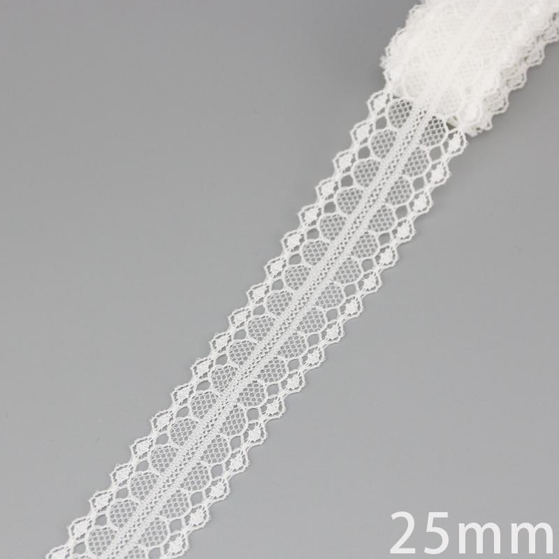 (5 Yards/roll) White Lace Ribbon Fabric Webbing Decoration Lovely Gift Packing Polyester Material
