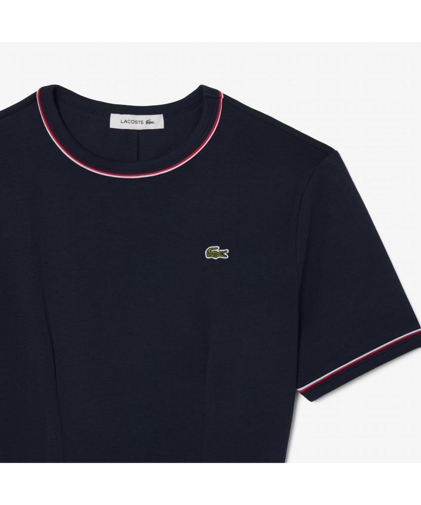 LACOSTE Women'S Essentials Fit 'N Flare T-Shirt Dress Ef9988-55G Gwi