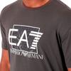 Emporio Armani EA7 SS23 Letter Logo Print Crew Neck Short Sleeve T-Shirt Men tops Soil-Brown 3RPT01-PJ02Z-1997