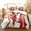 Anime Rurouni Kenshin Bedding Set Printed Bed Set With Pillowcase Duvet Cover Soft Queen King Size Bedclothes Home Boys Adult