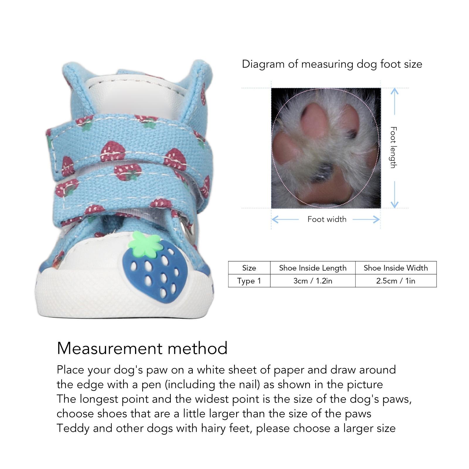 

Обувь для маленьких собак, мягкие, дышащие, предотвращающие скольжение, симпатичные холщовые сапоги для щенков бишон тедди синего цвета, тип 5 Number 1