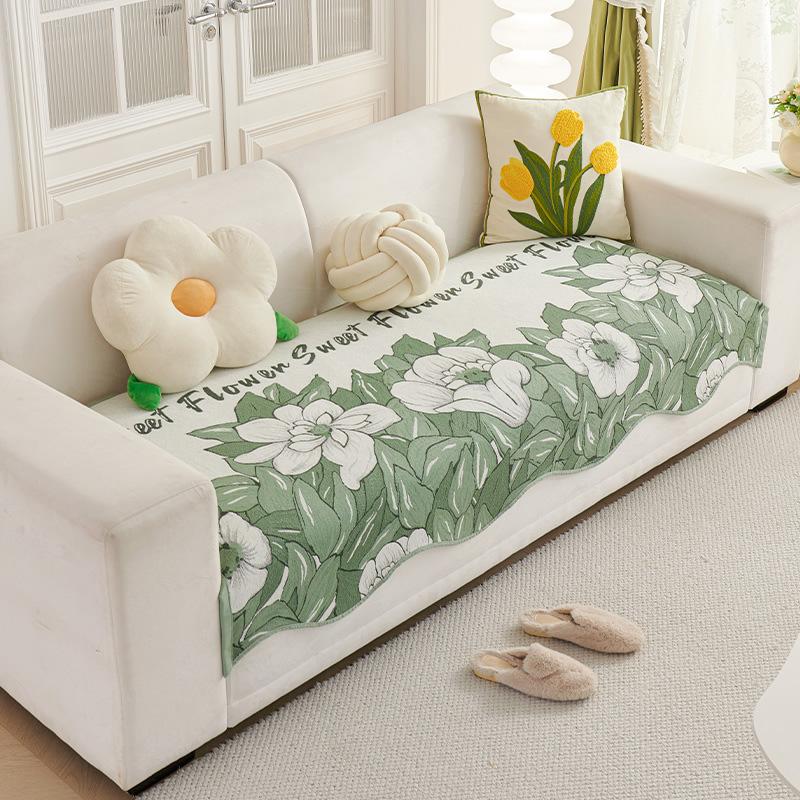 

Chenier Special-Shaped Sofa Cushion, Universal In All Seasons, European Classical Non-Slip Sofa Cushion, Universal Sofa Cover In Living Room 90*90cm