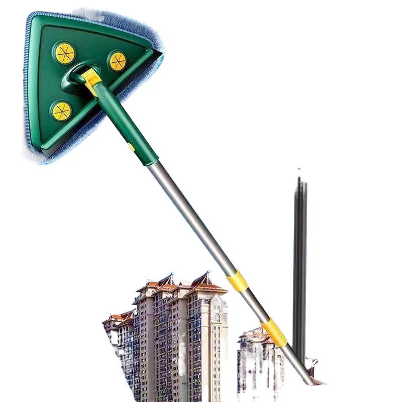 Triangle Mop: Lightweight Multi-Surface Cleaner for Kitchen, Ceiling, Tile, Floor, and Wall