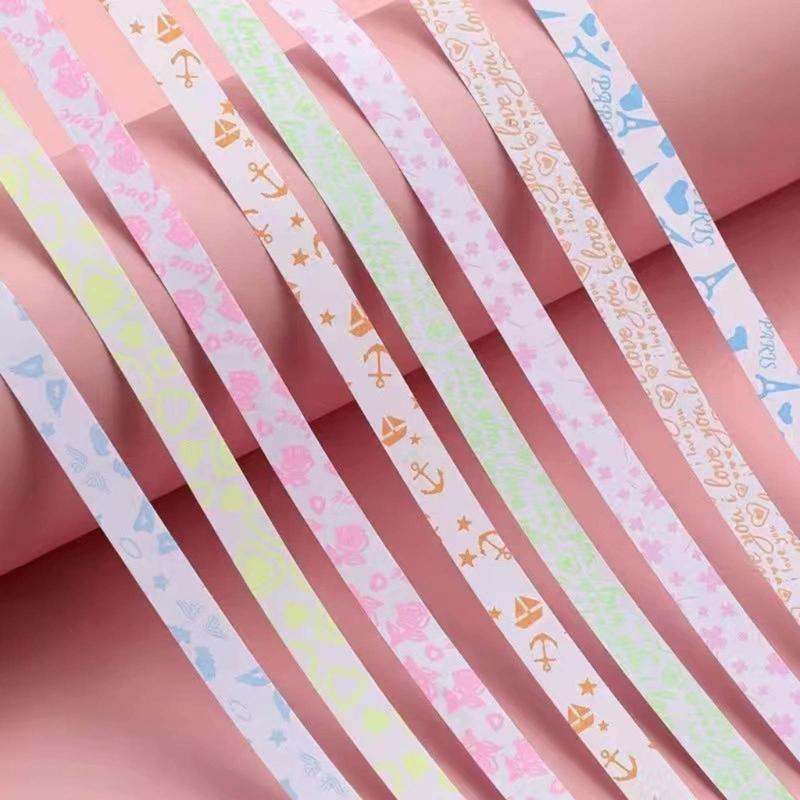 Folding Star Paper Craft Folding Paper Double Sided Glow Star Strips Sheets Set