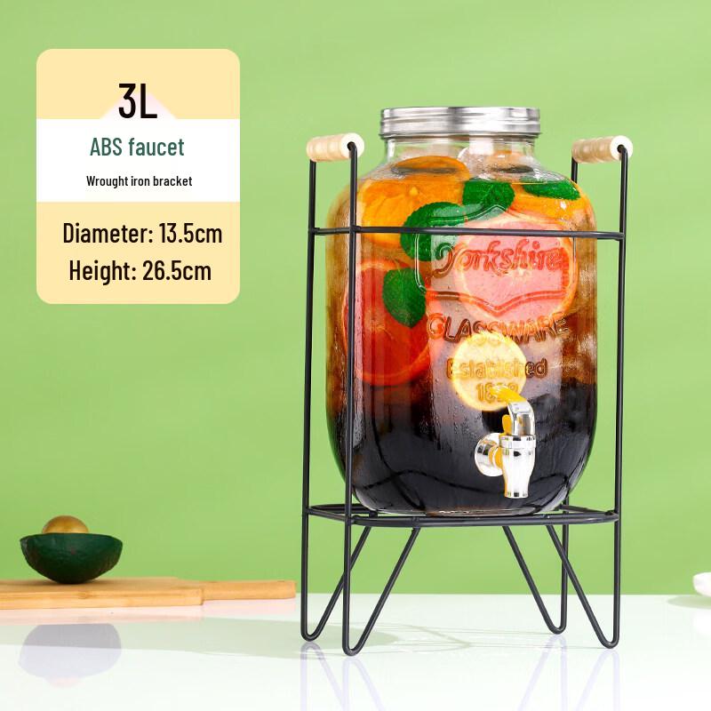 ZISIZ Trendy Glass Beverage & Beer Bucket