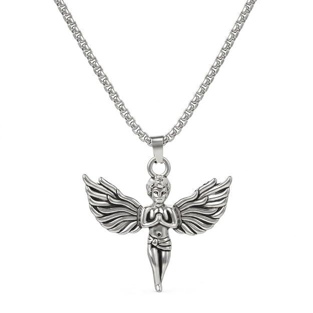 Anti Tarnish Stainless Steel Locket Neck Chain for Men | Stylish Pendant Necklace | Jewellery Accessories for Boys | Minimal Jewelry |