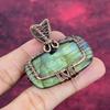 Tree Of Life Labradorite Gemstone Pendant Copper Wire Wrapped Designer Pendant