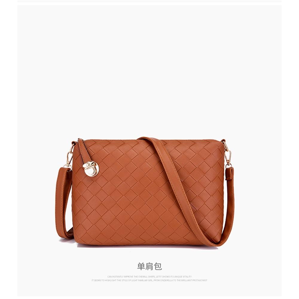 Woven six-piece mother-in-law bag handbag single shoulder crossbody bag women's bag