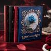 Mooie Dag Retro Roos Hardcover Notitieboek - Rose's Letter Serie, 4 Ontwerpen, 96 Vel