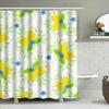 Colorful Geometric Shower Curtain Waterproof Fabric Bathroom Decor Custom Printed Art Water Resistant Print Shower Curtains Set