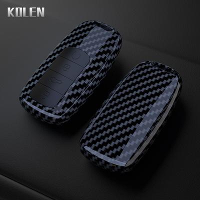 ABS Carbon Fiber Car Key Case Cover For Chery Tiggo 8 Pro Tiggo 8 Plus New 5 Plus 7pro Arrizo Protected Shell Fob Accessories
