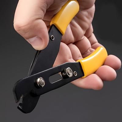 1pc Jewelry Making Chain Pliers - Riveted Manual Bag Chain Opening/Closing Tool, Adjustable Mini Stripper for Chain Installation & Modification