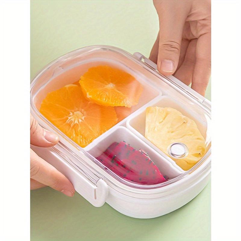 1 Stück Minimalistische Stilvolle Lebensmittelaufbewahrungsbox, Tragbare Obst-Bento-Box, Kühlschrank-Lebensmittel-Frischebox, Mikrowellengeeignete Lunchbox, Outdoor-Mahlzeitenbox