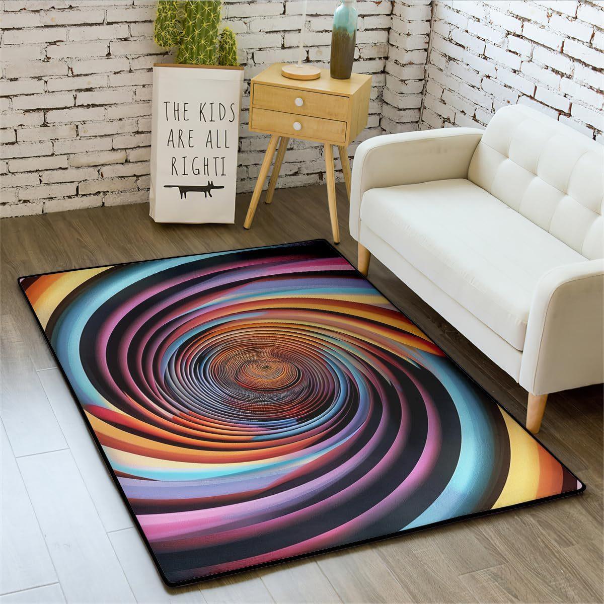 

3D оптическая иллюзия ковер для гостиной спальня гостиная противоскользящий напольный коврик мягкий прихожая кухонные коврики украшение дома 40X60cm-16x24in