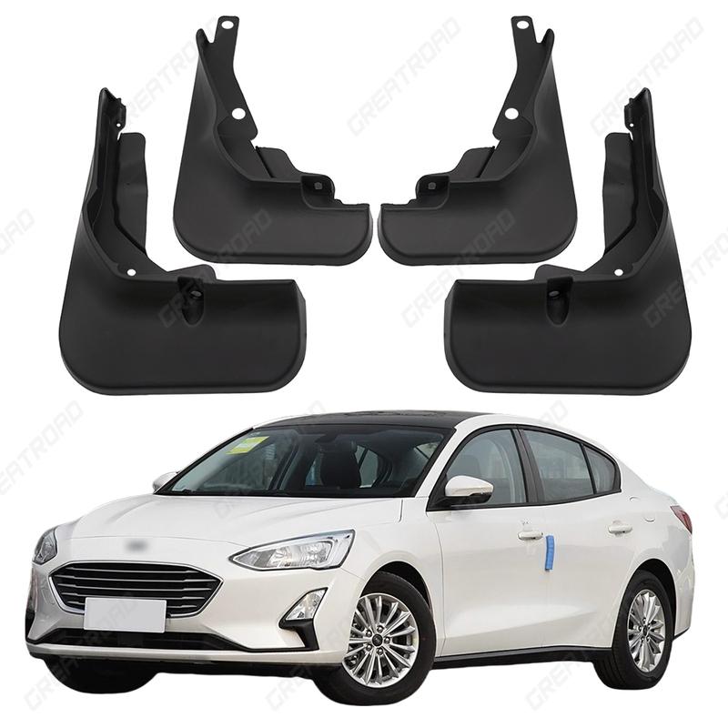 4Pcs Durable ABS Mud Flaps For Ford Focus MK4 Sedan      Splash Guards Mudguards Fender Car Accessories