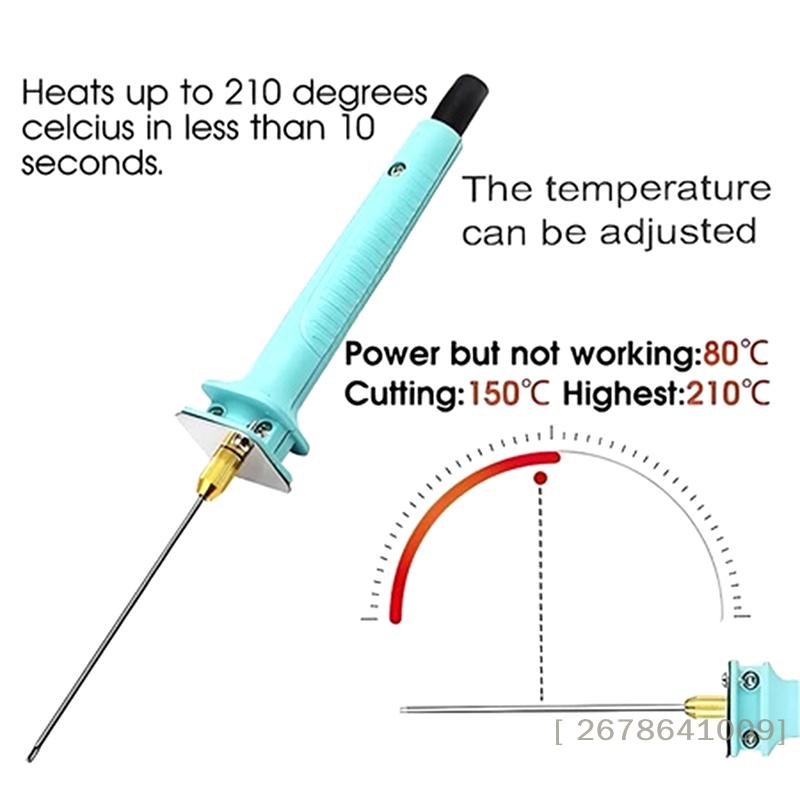 1Pc Constant Temperature Electric Hot Knife with US Standard 122 Power Adapter , Thermal Melting Cutter Model Making Cutting Pen
