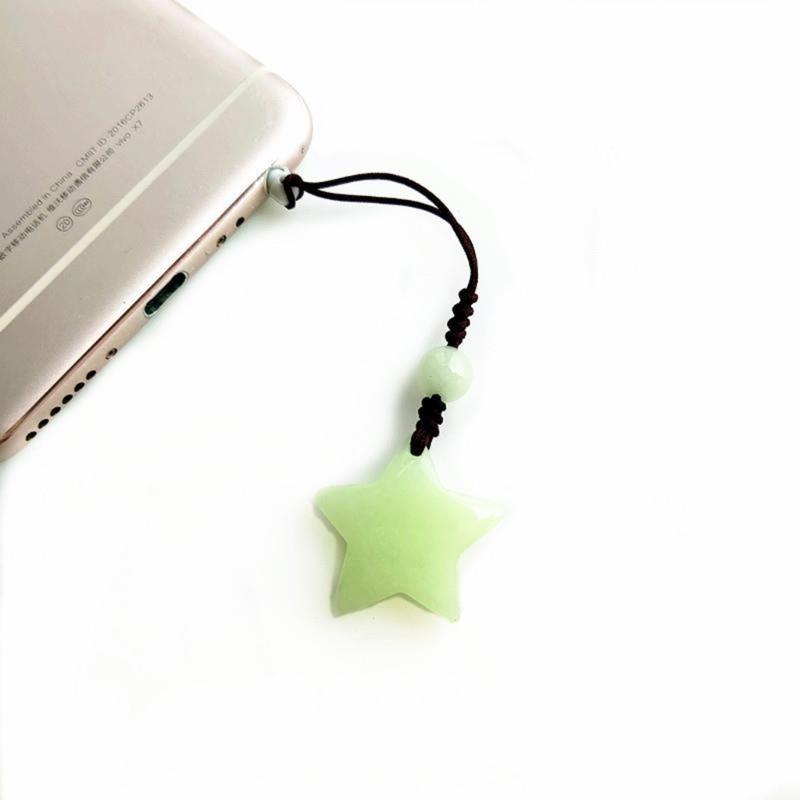 Chaveiro Estrela Luminosa Moda Pingente de Bolsa Unissex Amuleto Acessórios Chaveiro Ornamento Decorações de Bolsa