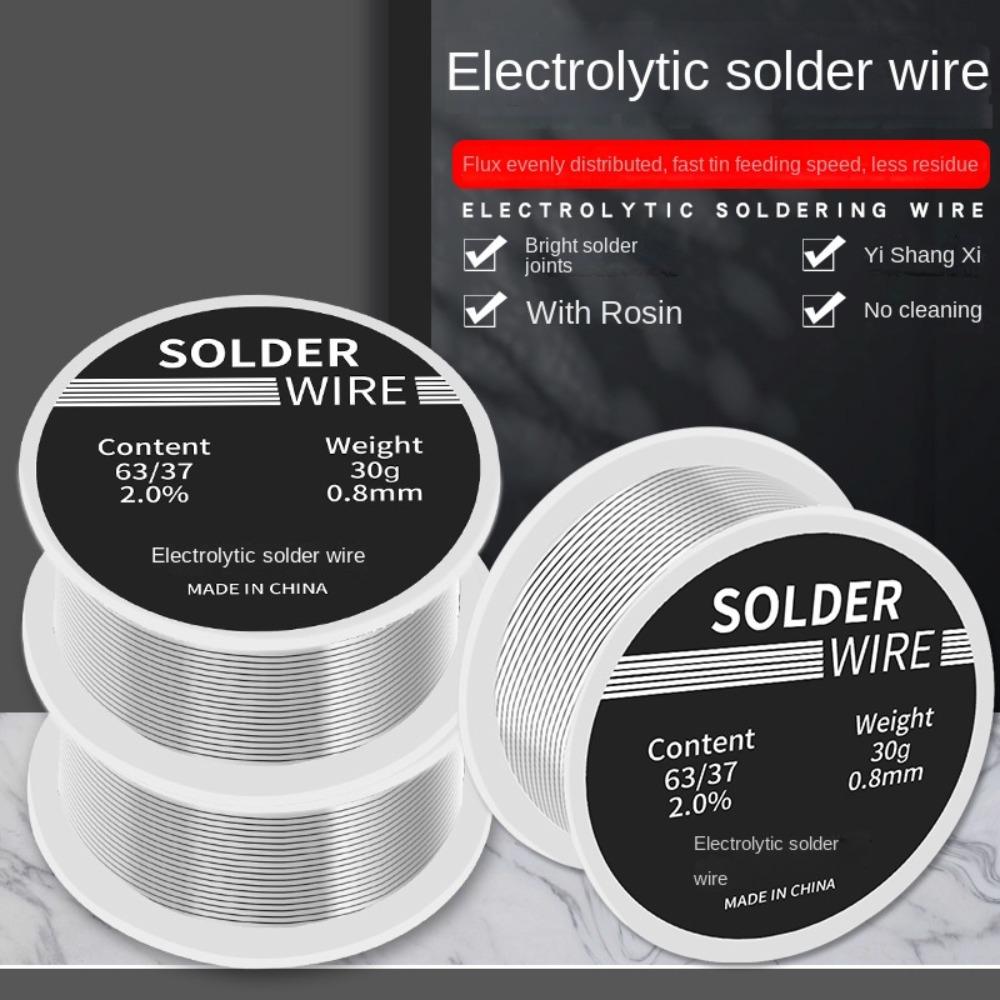 Low Fusion Spot Welding Wire High Purity Soldering Tin Wire Solder Wire  Electronic Components