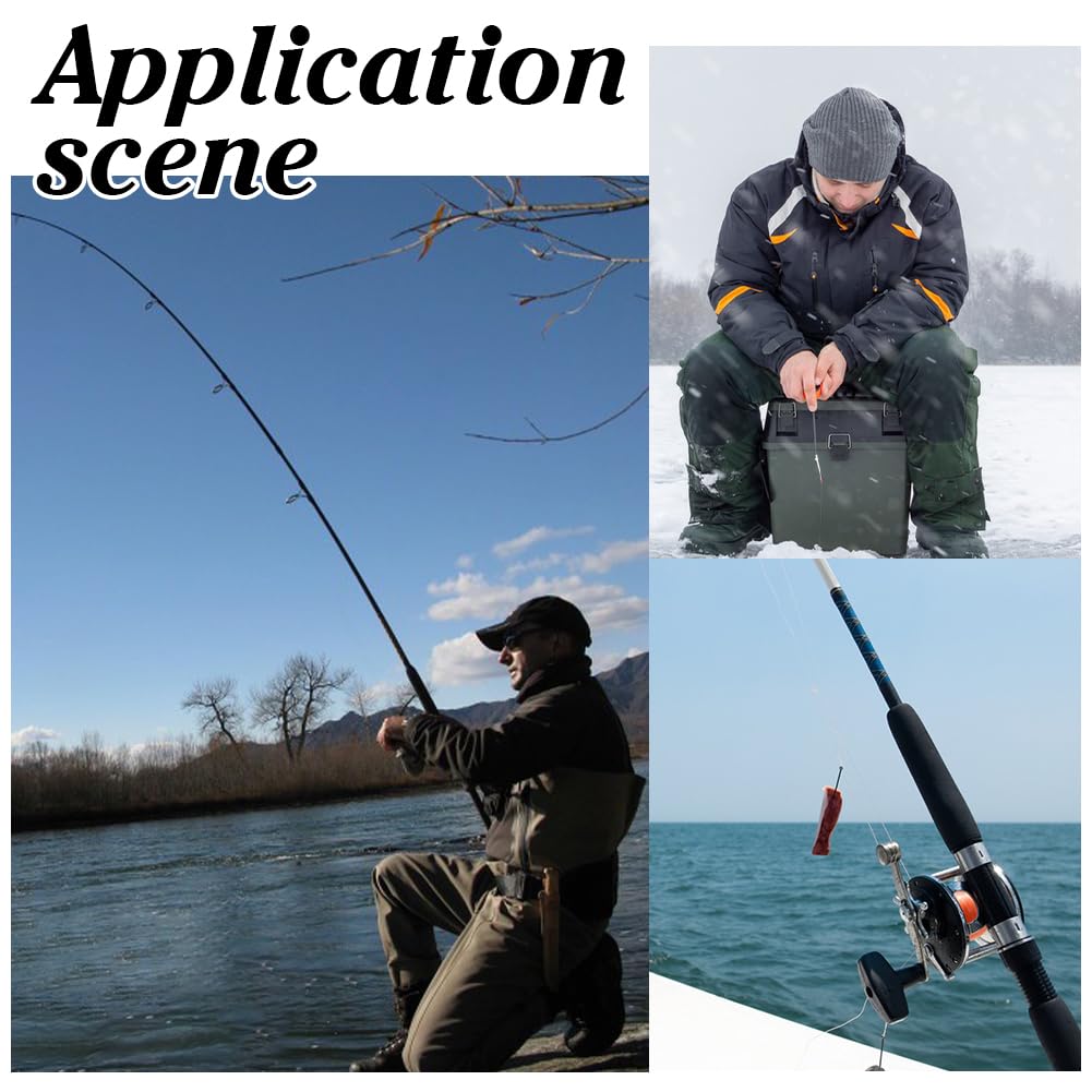 Downrigger Release Clips with Adjustable Steel Line Tensioner, Power Grip Release Clips for Kite, Offshore, Weights, Boats, Fishing Equipment