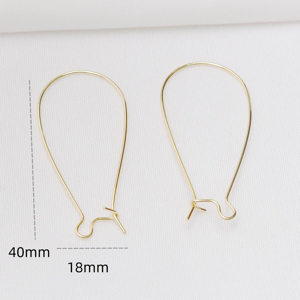 10pcs Color-Preserving 18K Gold U-Shaped Diy Handmade, Accessories,, Pins, Materials