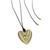 French Elegant Heart Necklace - Chic Pendant with Modern Design, High-End Luxury Sweater Chain