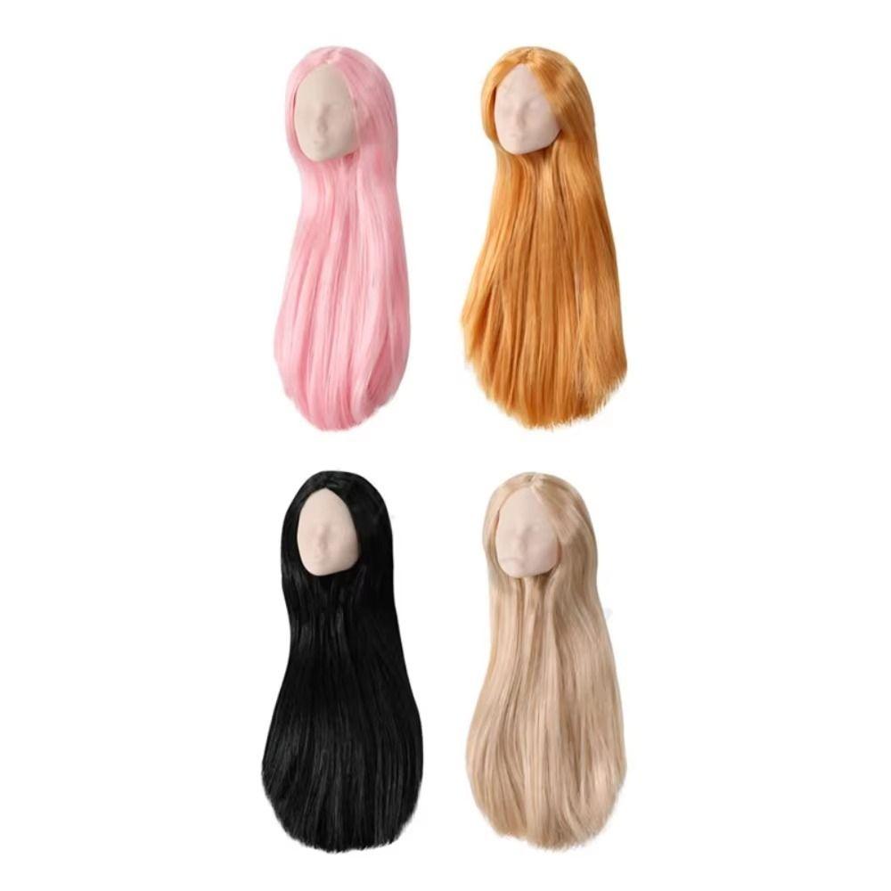 No Makeup 1/6 Doll Heads White Skin Doll Bald Head Girls Toy BJD Doll Head  Accessories